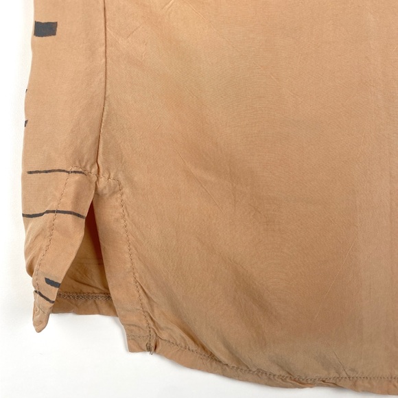 MIG Make It Good Sleeveless Blouse Cupro Geometric - Picture 6 of 7